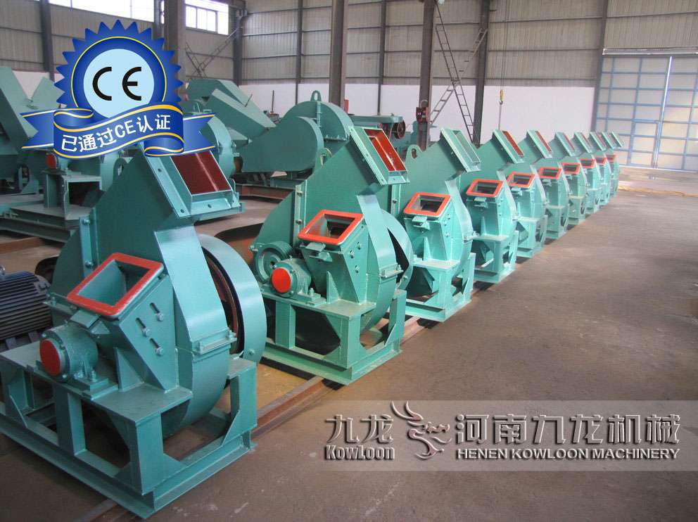 木材削片處理現(xiàn)場