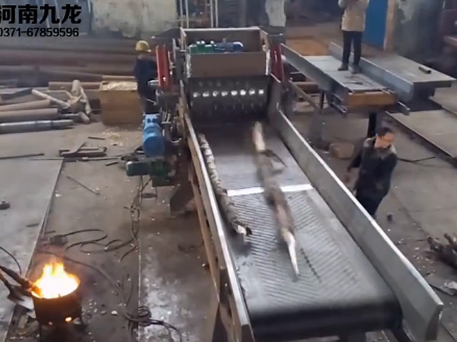 新型木材削片處理現(xiàn)場