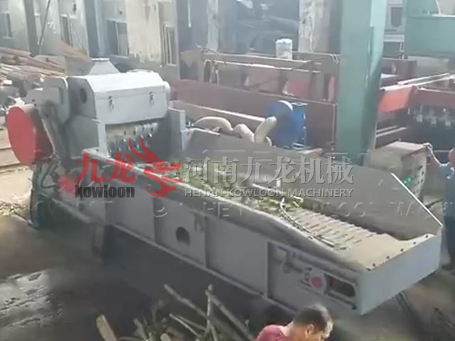 綜合木材削片處理現(xiàn)場