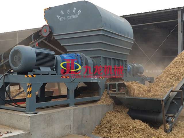 蘭考生物質(zhì)垃圾破碎處理現(xiàn)場