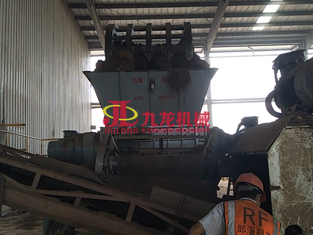 安徽生物質(zhì)稻草破碎處理現(xiàn)場