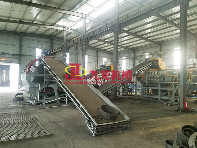 商丘廢舊輪胎處理現(xiàn)場(chǎng)