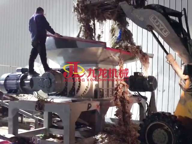 廢舊辮子繩處理現(xiàn)場